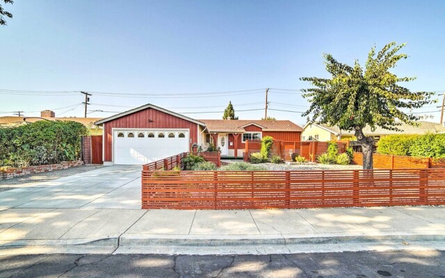 Pet Friendly Santa Clara Home: 6 Mi to San Jose!