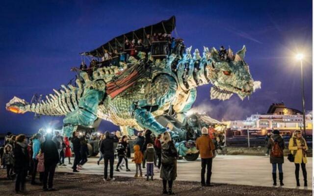 Maison au bord de la plage