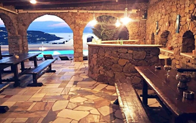 Complex of Cycladic traditional houses