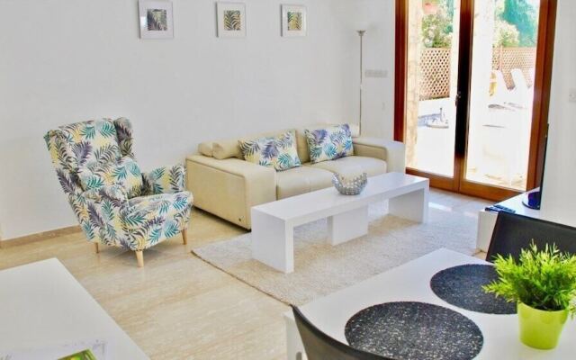 Beautiful 2 Bedroom Villa Proteus HG29 with private pool and pretty golf course views, Short walk to resort village square on Aphrodite Hills