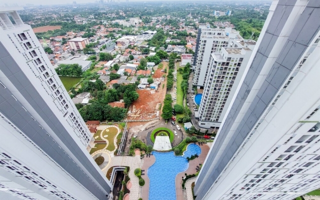 Comfy Stay Studio At Akasa Pure Living Bsd Apartment