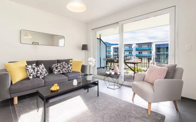 Modern 2 Bedrooms Apartment at Le Bouveret. Self-checkin