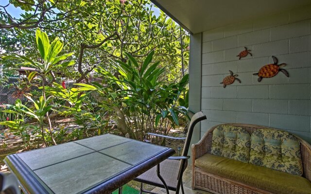 Kailua Studio w/ Pool Access & Garden Views!