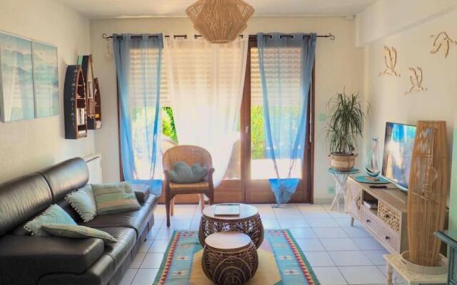 T2 « lémanesque » aux nuances du lac avec jardin