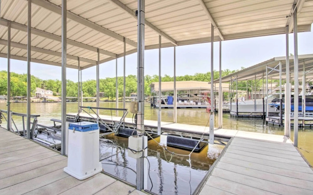 Private Dock: Home on Lake of the Ozarks