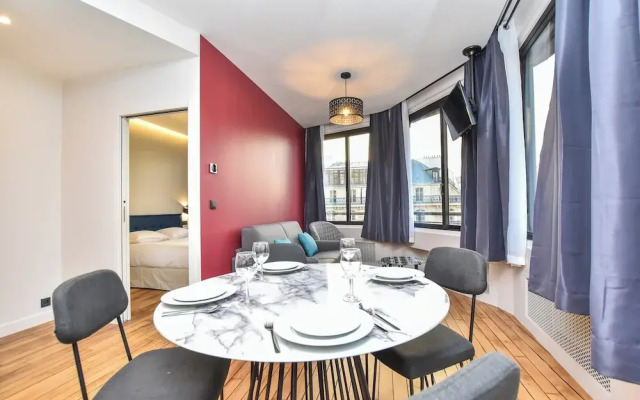 Bright Apartment - 1br/4p - Near Opera Garnier