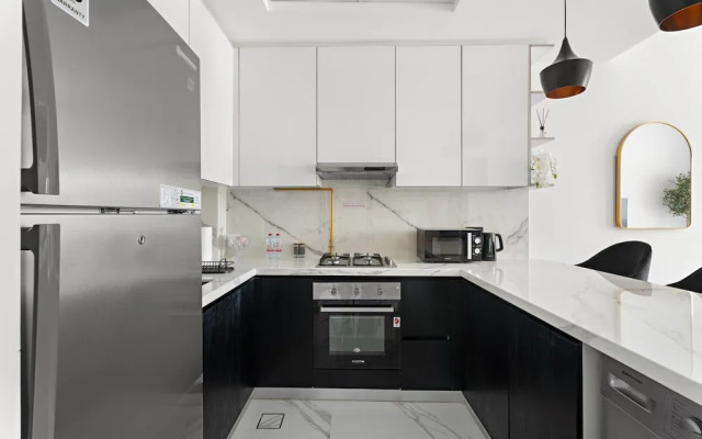 Charming 1bedroom With Pool and gym in Arjan