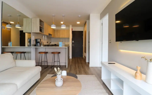 w Comfortable 1BR w Modern Balcony in San Isidro
