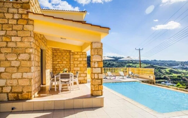 Eastmed Villas Paphos Villa Aqua View Three Bedroom Villa With Private Swimming Pool