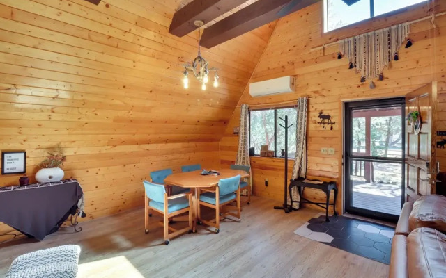 Rustic-modern Overgaard Cabin w/ Decks & Fire Pit!