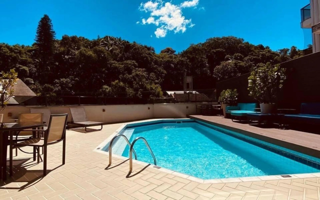 Apart-hotel, piscina, TV a cabo, academia