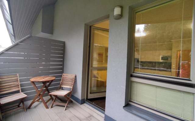 Útulné studio s balkónem