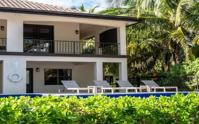 Beachfront Villa With Long Private Pier and Pool