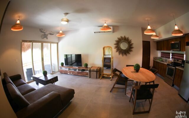 Villa Puerta Zama 2 BR with big terrace in Tulum by Happy Address