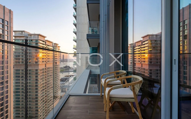 Pristine 1BR Beach Isle Emaar Beachfront