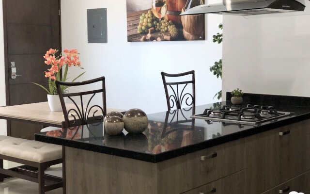 Departamento con terraza y alberca (L-8)