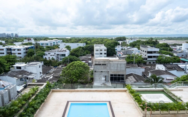 w Amazing Loft in w/ Balcony La Boquilla