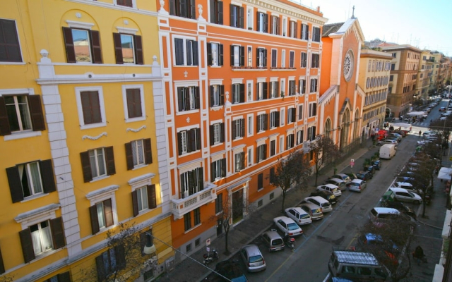 Rental In Rome Red And White Apartment