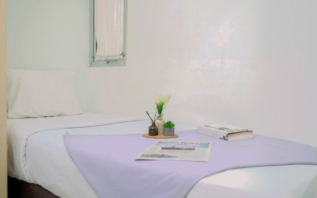 Compact White Tone 2Br At Pakubuwono Terrace Apartment