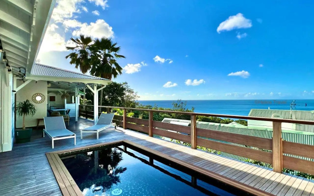 Villa Etoile Matutine, 3 chambres, piscine, belle vue mer