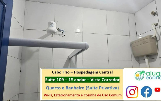 Cabo Frio - Hospedagem Central - Aluguel Economico