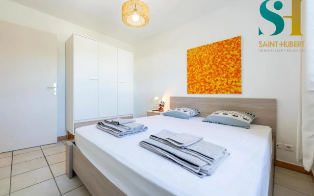 "Le Cosy", 2 chambres, Centre-ville de Saint-Denis