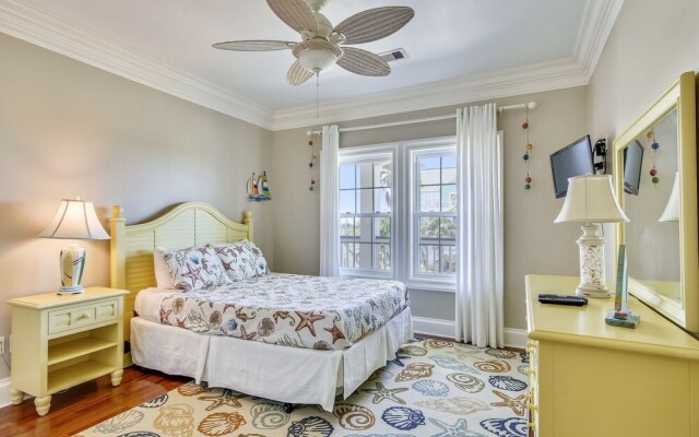 Beachfront Flamingo by RedAwning