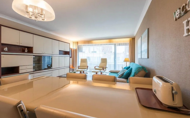 Apartment Near Belgian Coast With Sea View