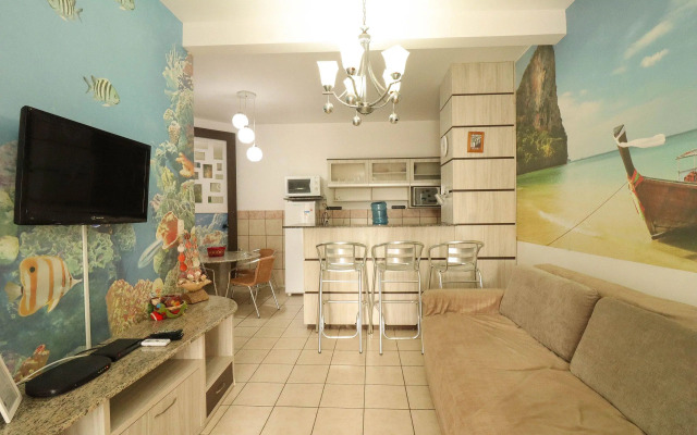 Confortável apartamento para 8 pessoas - HB58F