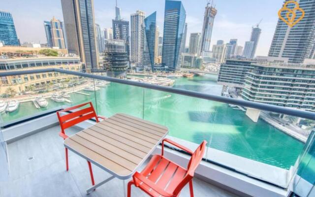 Keysplease Magnificent views of Bay Central, Dubai Marina