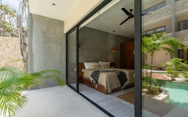 Stylish Tulum Studio Terrace Pool Relax