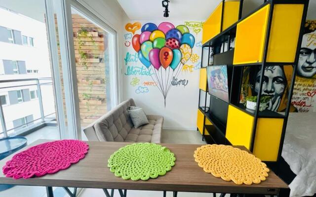 Flat Libertad, 404 A, com vaga de garagem