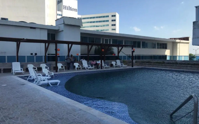 Apto con Balcón y Vista al Mar