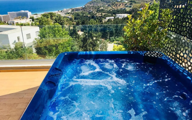 FlyViewFlatsBLUE PrivateHotTub with SeaView