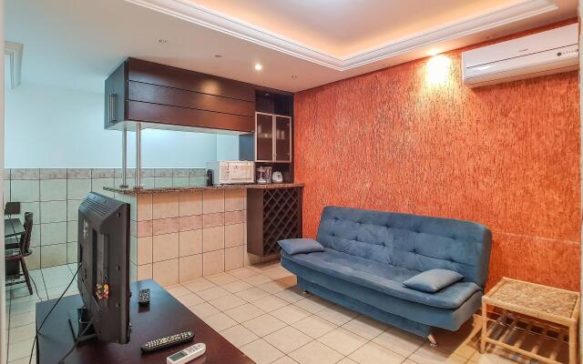 Flat para 6 pessoas com piscina aquecida - HB35F