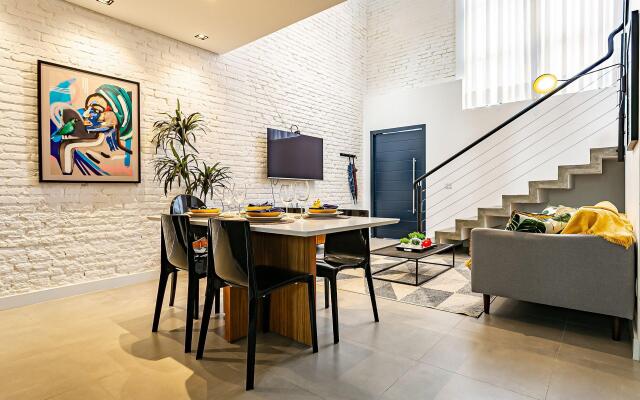 Bela casa loft no centro de Floripa VISE030