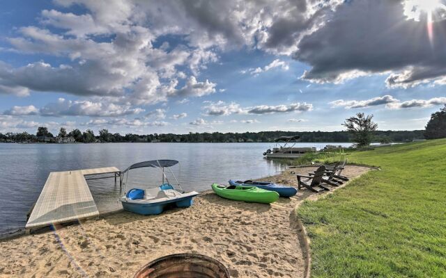 Linden Lakefront Hideaway w/ Dock & Private Beach!