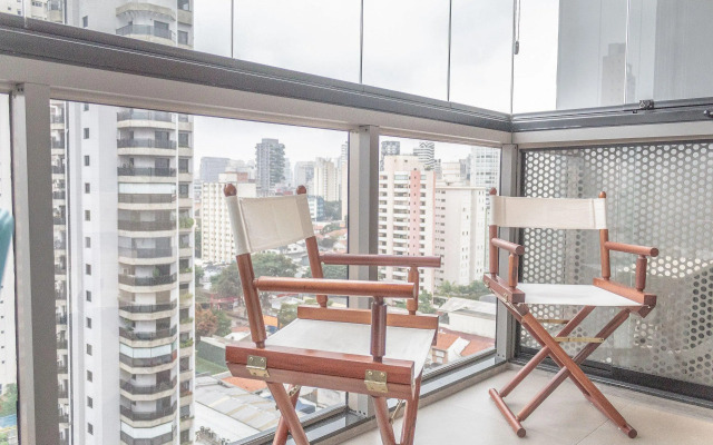 BHomy Vila Olímpia Charmoso e com varanda AL36