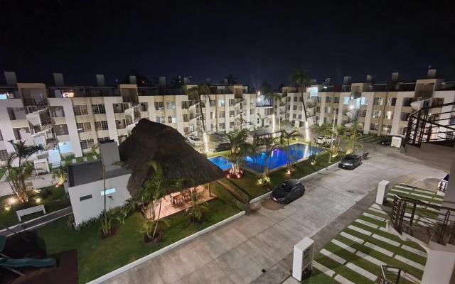 NUEVO ¡Hermoso departamento amueblado con alberca!