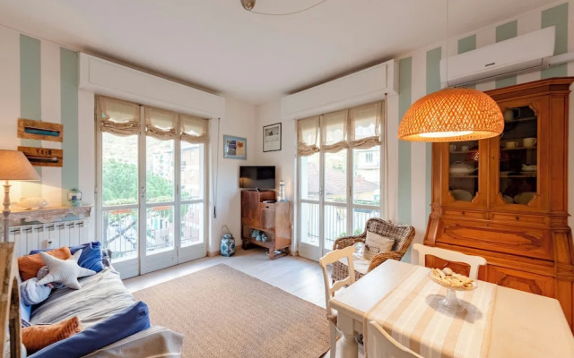 Stylish flat balcony near Rapallo Castle