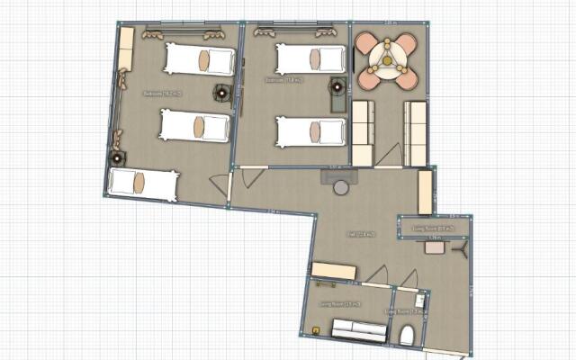 Two-bedroom apartment 'Taupé'