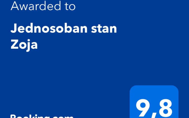 Jednosoban stan Zoja