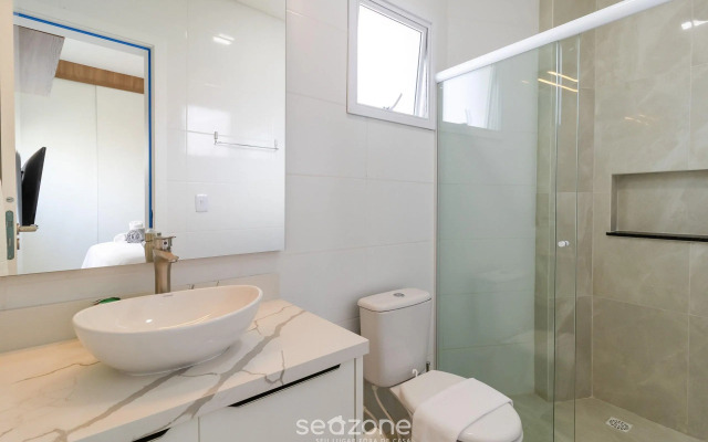 Apto agradável e equipado a 200m da praia PRA0304