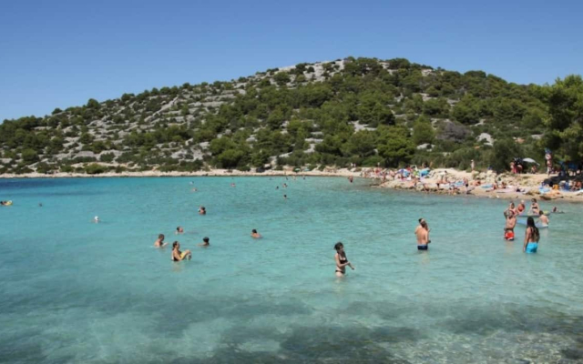 Apartment Djurdja - 20 m from beach : A2 Luka Murter, Island Murter