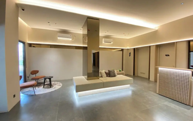 Soft Minimalist Studio Room At Meikarta Apartment