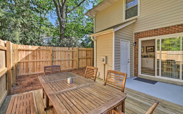 Downtown Southern Pines Townhome With Deck!