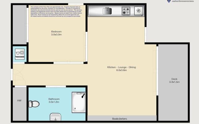 QV Open Plan One Bedroom Harbour Apt - 763