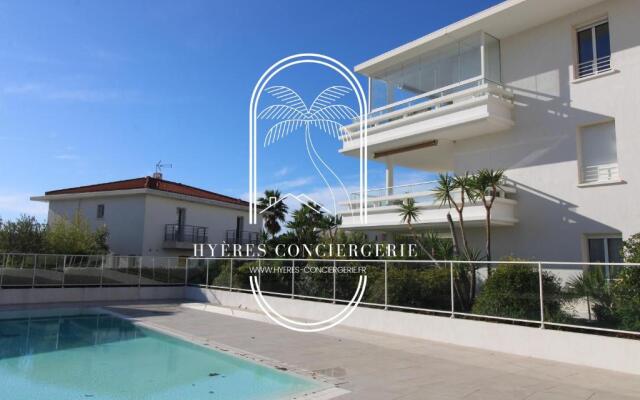 Au bout de la rue la Mer- T3 jardin/piscine PARKING/WIFI