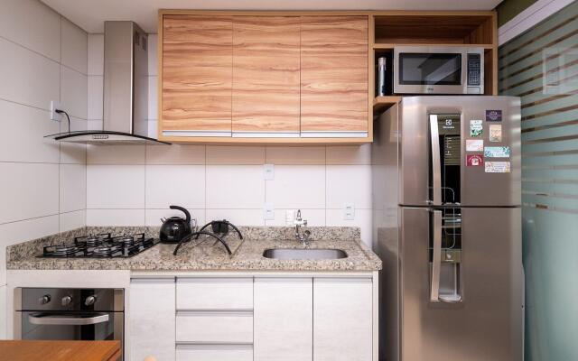 Flat acolhedor no Setor Bueno - TH0903