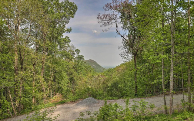 Deck & Views: Hendersonville Cabin, Roads Are Open